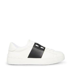 Steve Madden Keaton Women's Sneakers White Black | SM-251CN