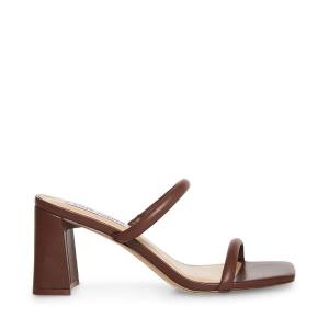 Steve Madden Lilah Women's Heels Brown | SM-532NL