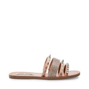 Steve Madden Lindy Natural Women's Sandals Beige Multicolor | SM-180PY