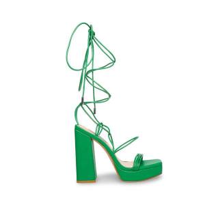 Steve Madden Manzie Women's Heels Green | SM-750YF