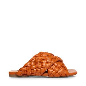 Steve Madden Marina Burnt Women's Sandals Orange | SM-403CF