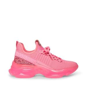 Steve Madden Maxima Women's Sneakers Pink | SM-840AN