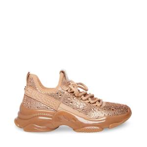 Steve Madden Maxima-r Women's Sneakers Rose Gold | SM-673LV