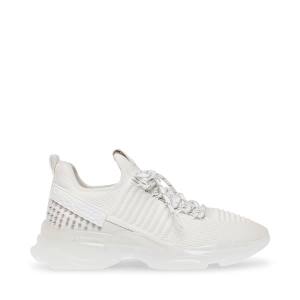 Steve Madden Maxx-s Men's Sneakers White | SM-938PT