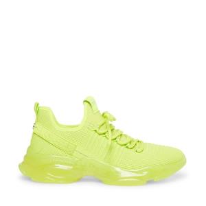 Steve Madden Maxxximo Lime Men's Sneakers Light Green | SM-731JA