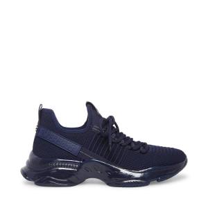 Steve Madden Maxxximo Men's Sneakers Navy | SM-483AT