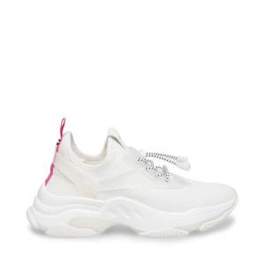 Steve Madden Myles Women's Sneakers White | SM-157CR