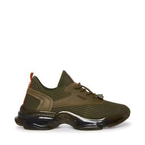 Steve Madden Mylo Men's Sneakers Olive | SM-064XU