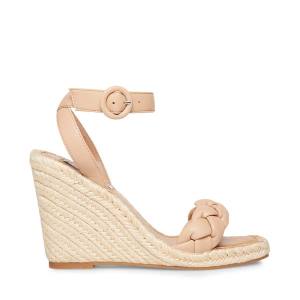 Steve Madden Novah Tan Women's Sandals Brown | SM-085ST