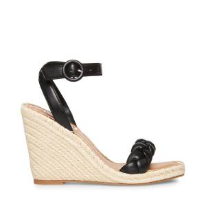 Steve Madden Novah Women's Sandals Black | SM-401TD