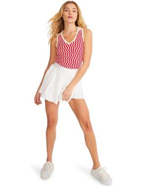 Steve Madden Pleated Tennis Skort Women's Skirts White | SM-356FW