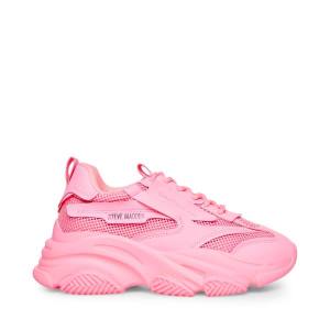 Steve Madden Possession Women's Sneakers Pink | SM-742IN