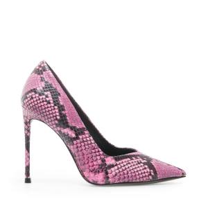 Steve Madden Princess Snake Women's Heels Pink Snake | SM-291US