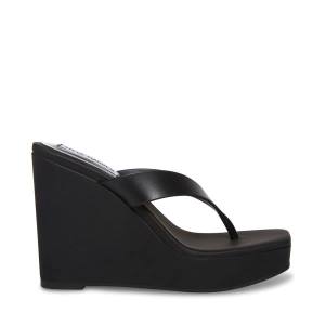 Steve Madden Refined Women's Sandals Black | SM-495CM