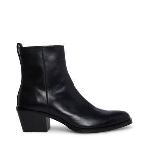 Steve Madden Richie Leather Men's Boots Black | SM-351XP