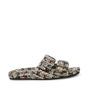 Steve Madden Sandstorm Women's Slippers Black Multicolor | SM-085WT