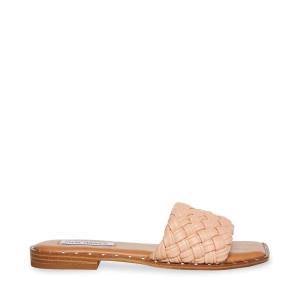 Steve Madden Santina Natural Women's Sandals Beige | SM-490KZ