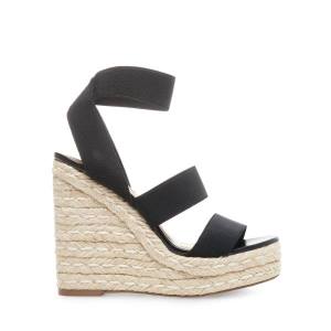 Steve Madden Shimmy Women's Sandals Black | SM-730VT