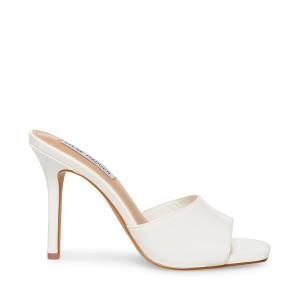 Steve Madden Signal Patent Women's Heels White | SM-307LK