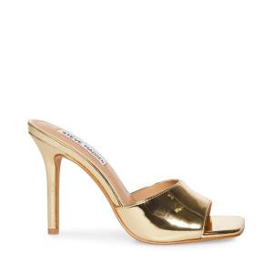 Steve Madden Signal Women's Heels Gold | SM-468XJ