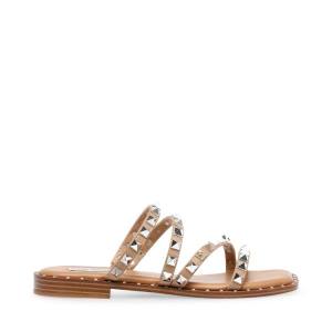 Steve Madden Skyler Tan Women's Sandals Brown | SM-247OM