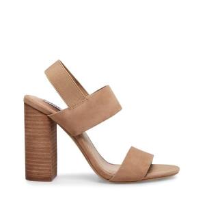 Steve Madden Sunbeam Tan Women's Heels Brown | SM-193HL