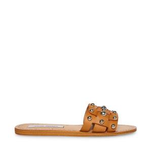 Steve Madden Tanya Tan Women's Sandals Brown Multicolor | SM-859IL