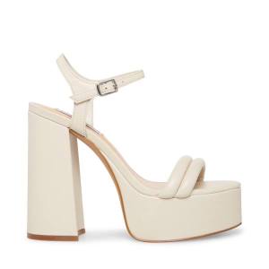 Steve Madden Tille Bone Women's Heels Beige | SM-748PK