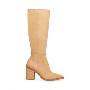 Steve Madden Tove Tan Nubuck Women's Boots Brown | SM-497SC