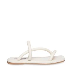 Steve Madden Tropic Natural Women's Sandals Beige | SM-241XJ