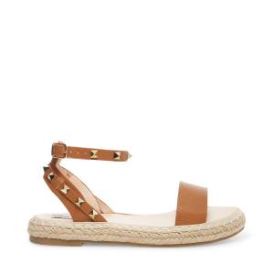 Steve Madden Ultimate Cognac Women's Sandals Brown | SM-829SM