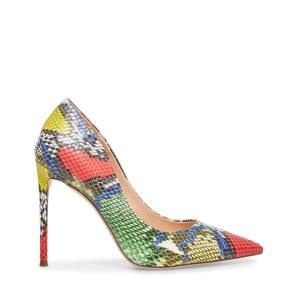 Steve Madden Vala Bright Snake Women's Heels Light Multicolor | SM-365EX