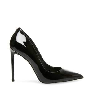 Steve Madden Vala Patent Women's Heels Black | SM-692EH