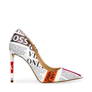 Steve Madden Vala Women's Heels White Multicolor | SM-064LC