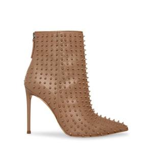 Steve Madden Vapor Mocha Women's Booties Beige | SM-631VM