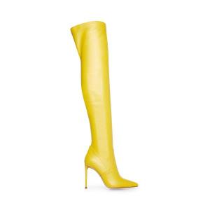 Steve Madden Vava Women's Boots Yellow | SM-594XB