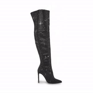 Steve Madden Vivianne Women's Boots Black | SM-841OC