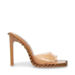 Steve Madden Zabrina Tan Women's Heels Brown | SM-056DY