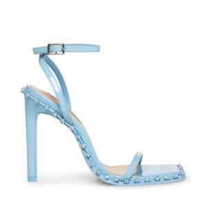 Steve Madden Zelle Women's Heels Blue | SM-635YX