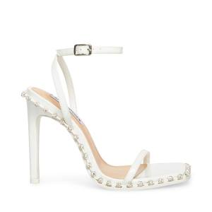 Steve Madden Zelle Women's Heels White | SM-735XV