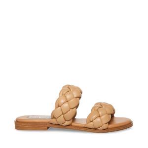 Steve Madden Zeren Tan Women's Sandals Brown | SM-408AE