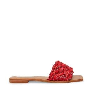 Steve Madden Zorya Women's Sandals Red | SM-329TD